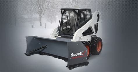 best skid steer snow plows|snowex plows for skid steers.